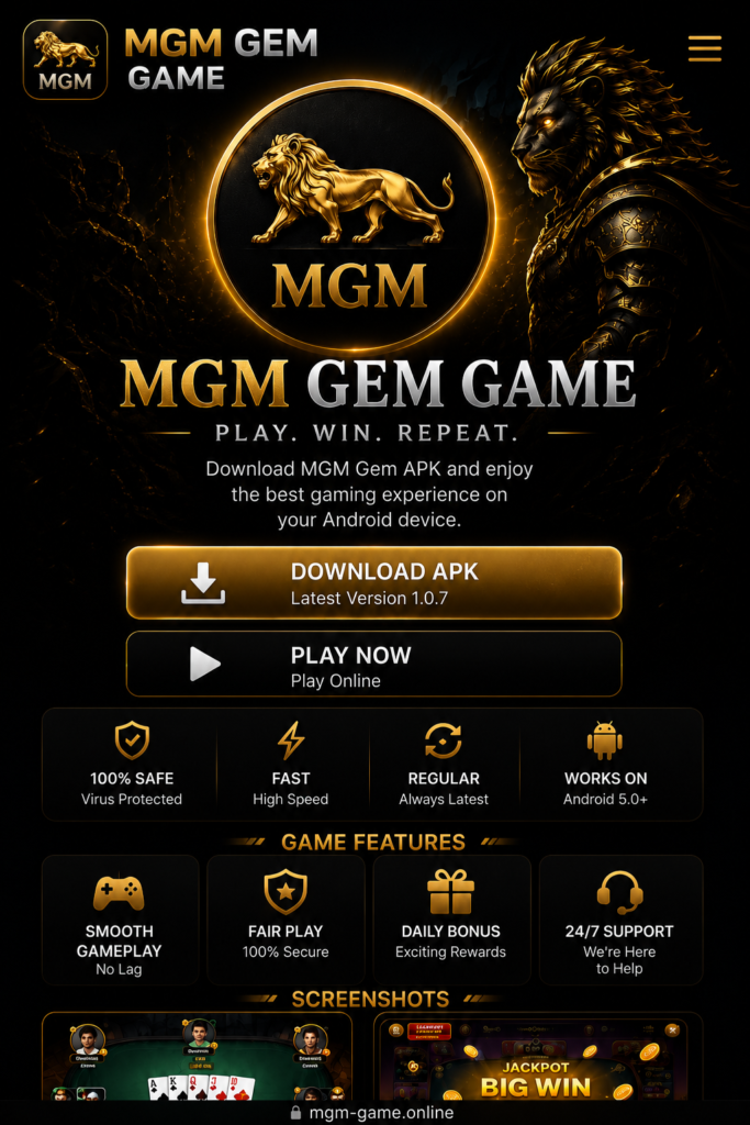 MGM Gem contact support and customer assistance