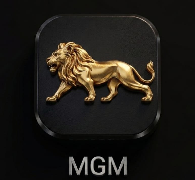 MGM Game platform with golden lion logo and online gaming experience